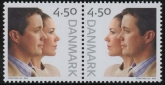 2004 Denmark SG.1382-3 Marriage of Prince Frederik Set of 2 values U/M (MNH)