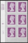 U2940a £1.35 mauve 2B  M19L  cyld. W1  grid position R3 C2   SBP  T3 s/L  Walsall  U/M (MNH)