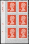 U2949a £1.63 orange M20L cyld. W1 grid position R1 C1  SBP T3 s/L  Walsall U/M (MNH)
