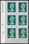 U2955 £2.00 dp.blue-blue M19L cyld. W1 grid position R2 C1  SBP  T2 L/s  Walsall U/M (MNH)