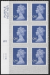 U2960 £2.42  violet  M20L cyld. W1 grid position R4 C2 SBP  T3 s/L  Walsall  U/M (MNH)