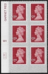 U2962 £2.55 dp.rose-red  M20L cyld. W1 grid position R2 C1 SBP  T2 L/s  Walsall  U/M (MNH)