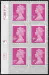 U2965  £2.97 brt. magenta M20L Cyld. W1  grid position  R2 C1  SBP T3 s/L  Walsall/ISP  U/M (MNH)
