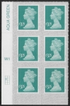 U2968a  £3.25 dull blue green 2B  M21L  Cyld. W1 grid position R2 C1   SBP T3 s/L  Walsall U/M (MNH)