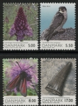 2009 Denmark SG1548-51 Flora & Fauna Set of 4 values U/M (MNH)
