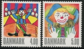 2002 Denmark SG.1261-2 Europa Circus Set of 2 values U/M (MNH)