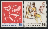 2002 Denmark SG1274-5 Paintings Set of 2 values U/M (MNH)