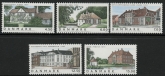 2004 Denmark SG.1369-73 Domestic Architecture Set of 5 values U/M (MNH)