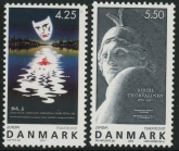 2002 Denmark SG.1294-5 Europa Poster Art Set of 2 values U/M (MNH)
