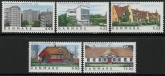 2003 Denmark SG.1296-300 Domestic Architecture Set of 5 values U/M (MNH)