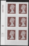 U2922 5p dull red brown M12L Cyld D2  grid position R1  C2  DLR. U/M (MNH)