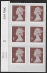 U2922 5p dull red brown M12L Cyld D2  grid position R4  C1  DLR. U/M (MNH)