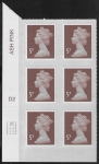U2922 5p dull red brown M16L Cyld D2  grid position R1  C2  DLR. U/M (MNH)