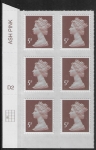 U2922 5p dull red brown M16L Cyld D2  grid position R3  C1  DLR. U/M (MNH)