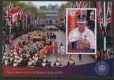 2023 Falkland Islands. MS1547 Coronation of King Charles III.  mini sheet. U/M (MNH)