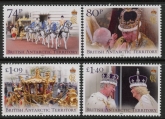 2023 British Antarctic - SG.837-40 Coronation of King Charles III. set 4 U/M (MNH)