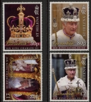 2023 St Helena. SG.1339-42. Coronation of King Charles III set 4 values U/M (MNH)