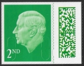 V5022  2nd green M23L MPIL  ex CY1 Shirley Bassey U/M (MNH