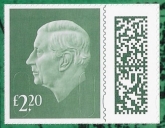 V5050  £2.20 grey green M23L MPIL  ex CY2 Harry Potter U/M (MNH