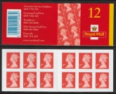 MF2a  12 x 1st  containing SG.2040, cod post added on back (Walsall) U/M (MNH)