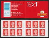 MF7b 12 x 1st vermilion  SG.U3025  code 'MTIL' M13L   Tel. No. 0845 (Walsall) U/M (MNH)