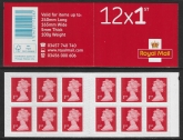 MF9 12 x 1st brt scarlet  SG.U3029  code 'MTIL' M16L 'NEW FONT'  SBP all upright.(Walsall) U/M (MNH)