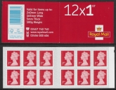 MF9a 12 x 1st brt scarlet  SG.U3029  code 'MTIL' M20L '  SBP s/L.(Walsall) U/M (MNH)