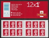 MF9a 12 x 1st brt scarlet  SG.U3029  code 'MTIL' M17L '  SBP s/L.(Walsall) U/M (MNH)