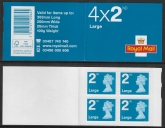 RA2ce  4 x 2nd Large  brt. blue code MFIL MA15  (U3032)  Walsall.