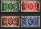 Morocco Agencies -  'British'  SG.62-5  'Silver Jubilee'. VFU