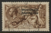 Morocco Agencies -  'British'  SG.51  2s6d. yellow-brown VFU.