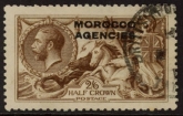 Morocco Agencies -  'British'  SG.51  2s6d. yellow-brown VFU.