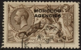 Morocco Agencies -  'British'  SG.53  2s6d. chocolate-brown VFU.
