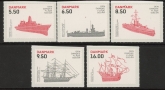 2010 Denmark SG.1602-6 500th Ann. of Royal Danish Navy Set of 5 values  U/M (MNH)