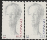 2000 Denmark SG.1191-2 60th Birthday of Queen Margrethe II Set of 2 values U/M (MNH)