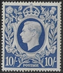 1939-48 SG.478b 10s ultramarine U/M (MNH)