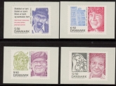 2010 Denmark SG.1612-5 Personalities Set of 4 values U/M (MNH)