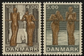 2002 Denmark SG.1258-9 Modern Art Set of 2 values U/M (MNH)