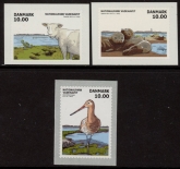 2015 Denmark SG.1772-4 National Parks Set of 3 values  U/M