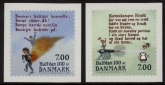 2015 Denmark SG.1767-8 Birth Cent of Halfdan Rasmussen  Set of 2 values U/M