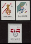 2015 Denmark SG.1776-8 Danish Decorations of Merit Set of 3 values   U/M (MNH)