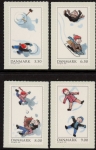 2008 Denmark SG.1568-71 Playing in Snow Set of 4 values  U/M (MNH)