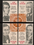 2001 Denmark SG.1231-4 150th Anniv. of First Danish Stamps. set 4 values. U/M (MNH)