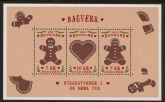 2015 Denmark MS.1792c Winter Stamps - Gingerbread Mini Sheet U/M (MNH)