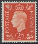 SG.465 2d orange (1937 dark colours) U/M (MNH)
