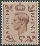 SG.469 5d  brown (1937 dark colours) U/M (MNH)