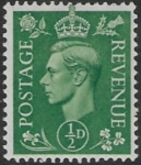 SG.485 ½d green. (1941 light  colours) U/M (MNH)