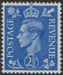 SG.489 2½d light ultramarine. (1941 light  colours) U/M (MNH)