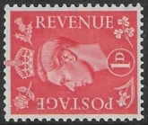 SG.486a 1d pale scarlet. sideways wmk.(1941 light  colours) U/M (MNH)