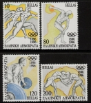 1996 Greece SG.1998-201 Cent. Modern Olympics. 4th issue  4values. U/M